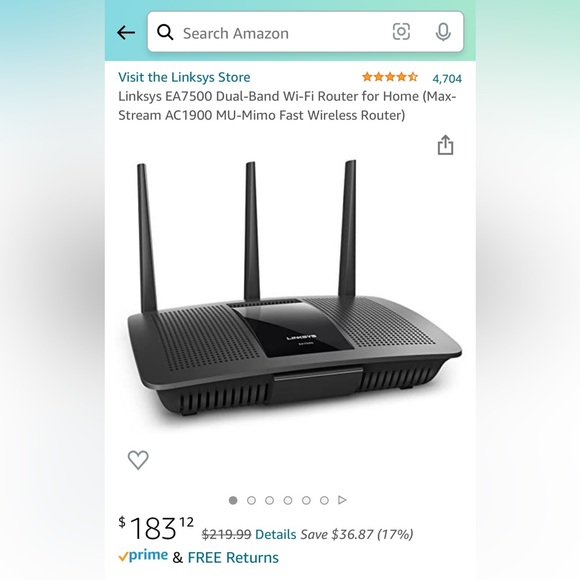 Linksys EA7500 Dual-Band Wi-Fi Router - Picture 12 of 12